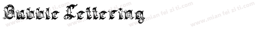 Bubble Lettering字体转换